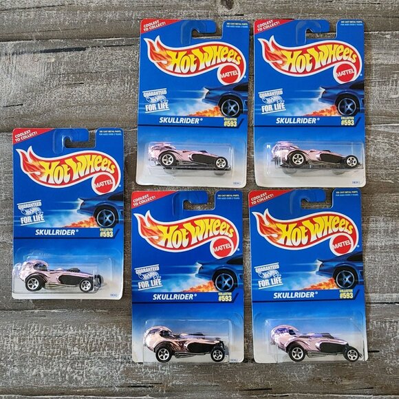 Hot Wheels Lot of 20 Die-Cast Cars Camaro Z28 Skullrider Lakester Deuce Roadster - Picture 5 of 14